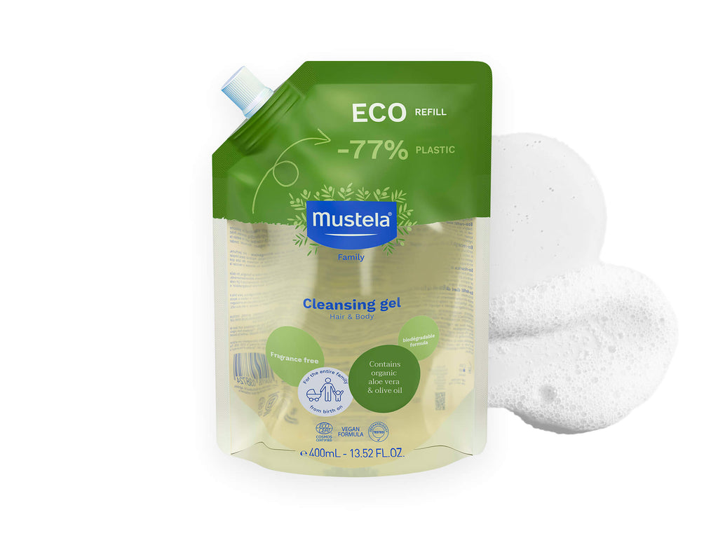 Eco-refill for organic cleansing gel