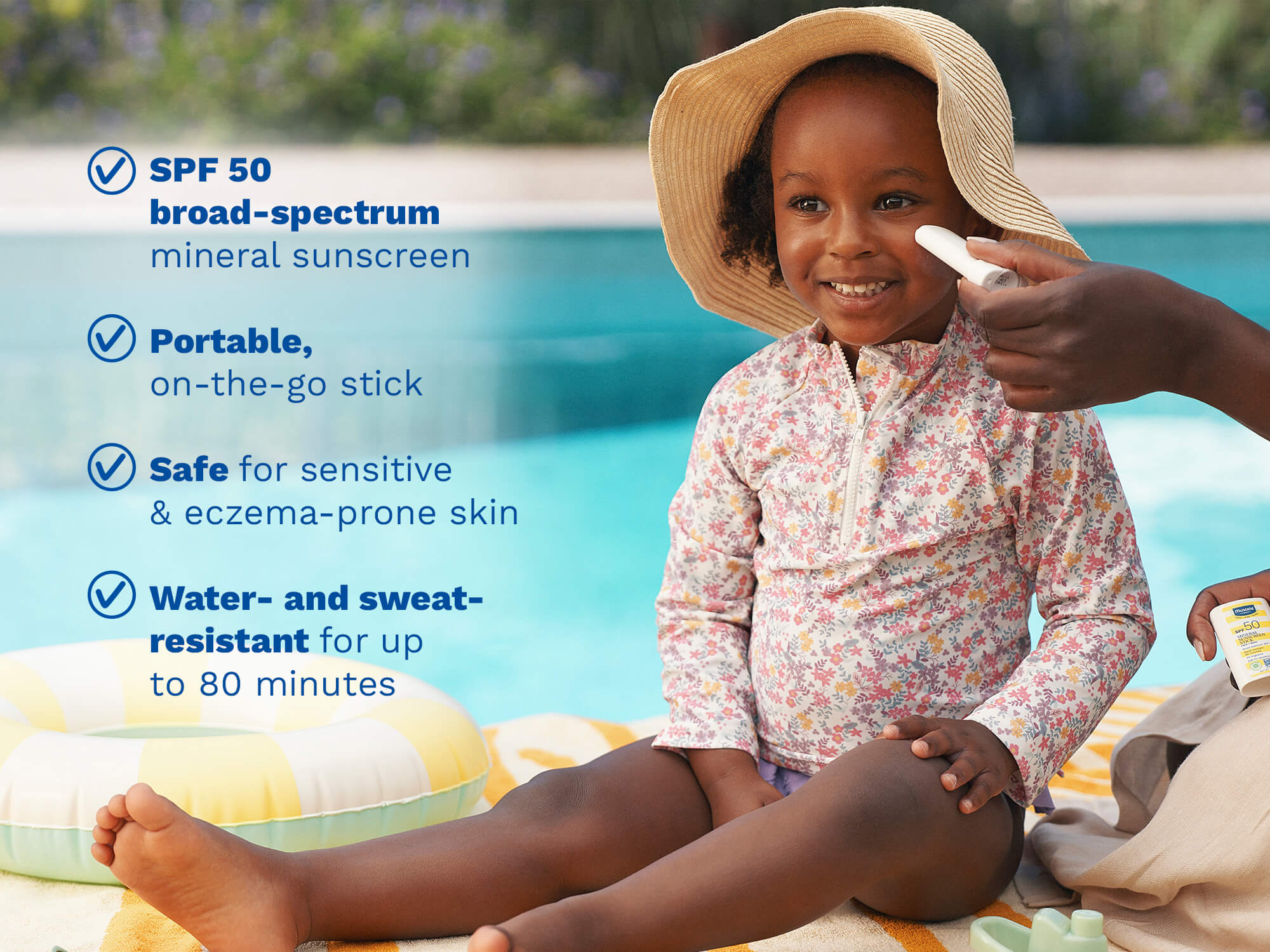 SPF 50 mineral sunscreen stick
