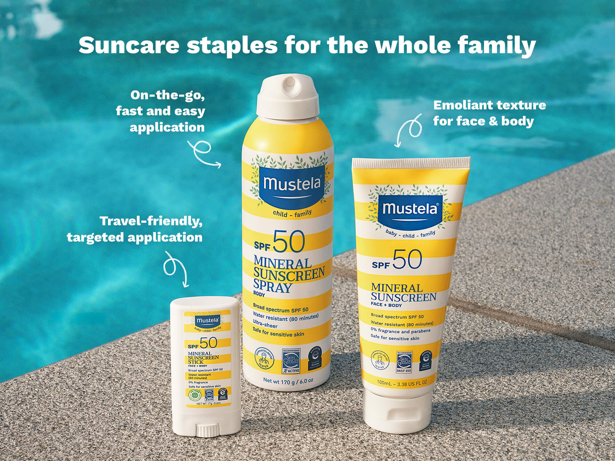 SPF 50 mineral sunscreen stick