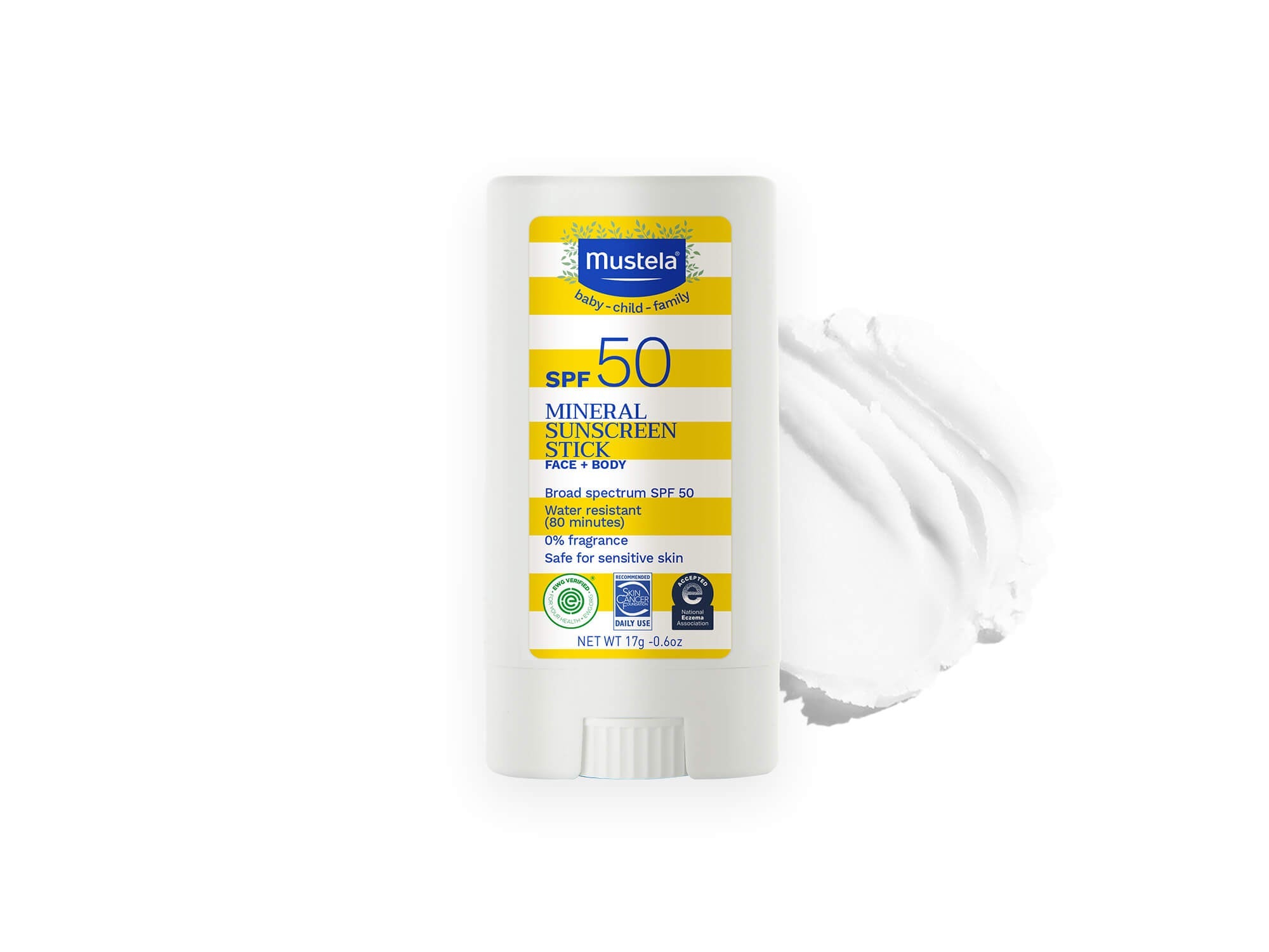 SPF 50 mineral sunscreen stick
