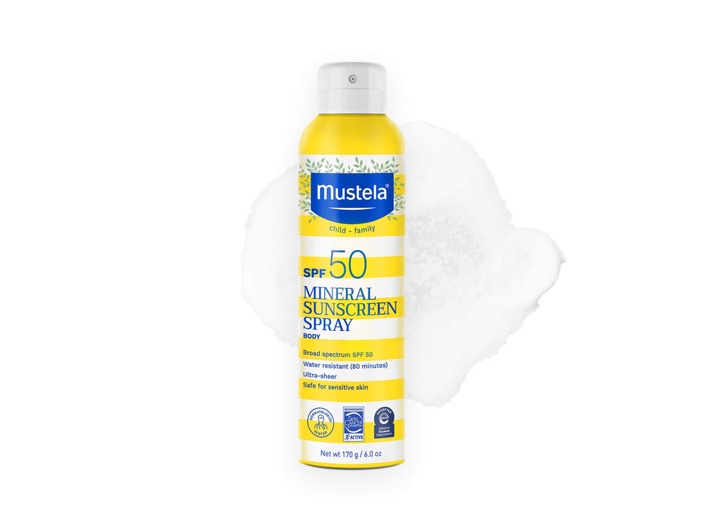 SPF 50 mineral sunscreen spray