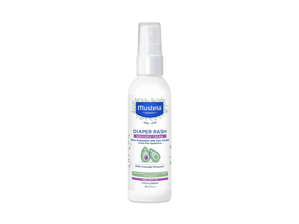 Diaper rash sprayable cream