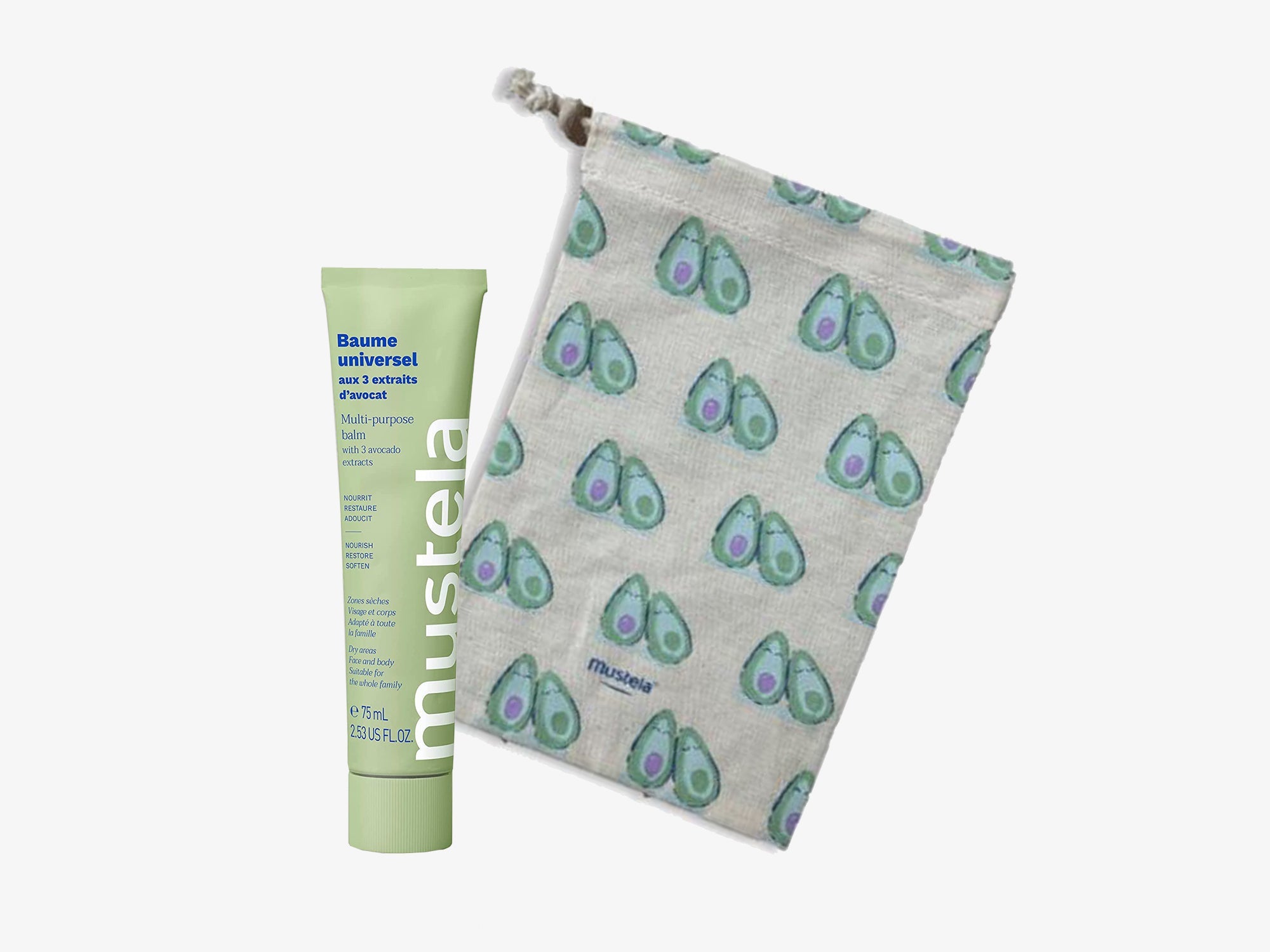 Multi-purpose balm with 3 avocado extracts with pouch