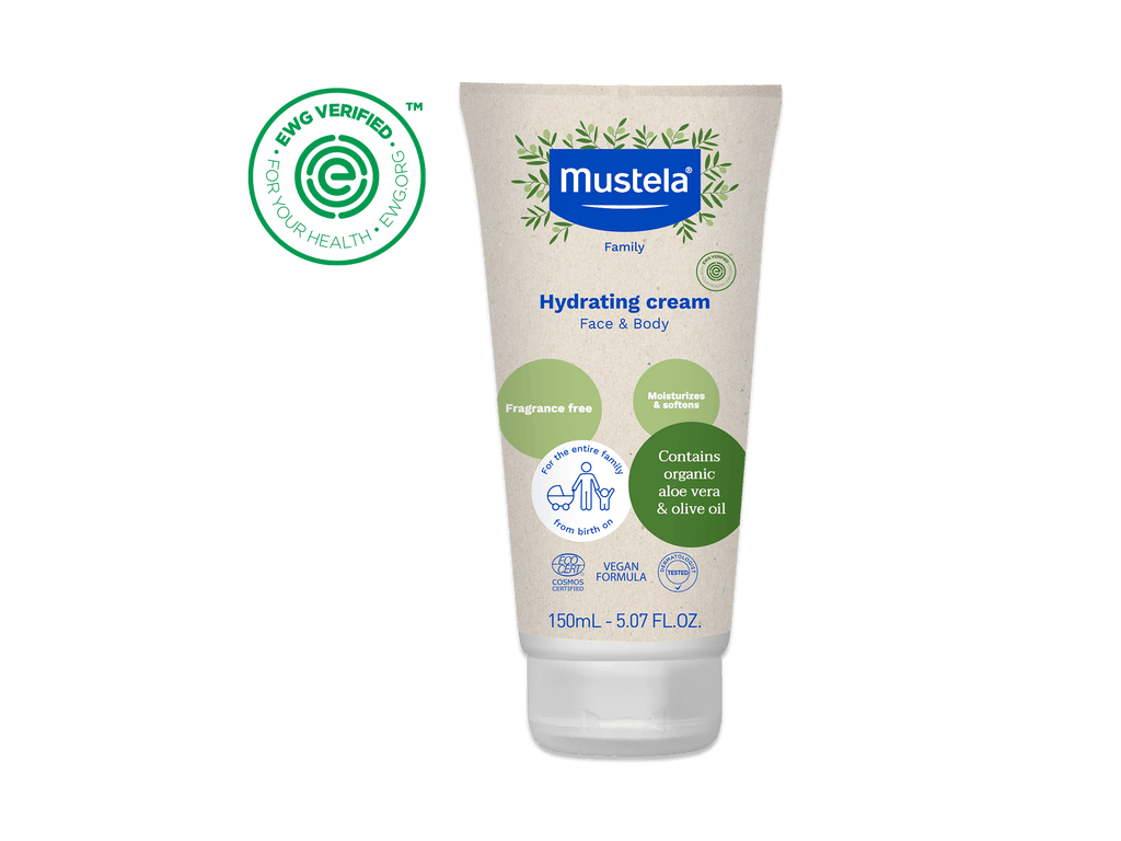 Organic hydrating cream with olive oil and aloe