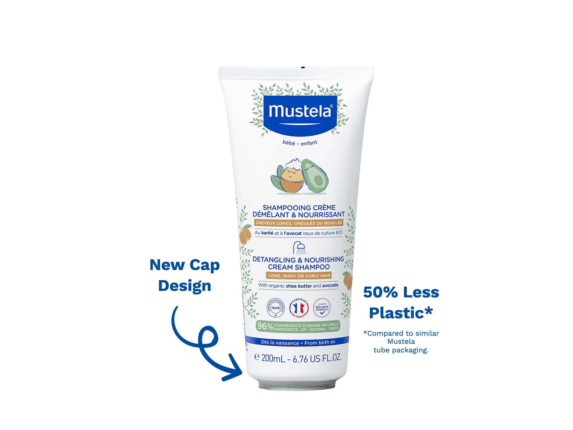 Detangling & nourishing cream shampoo