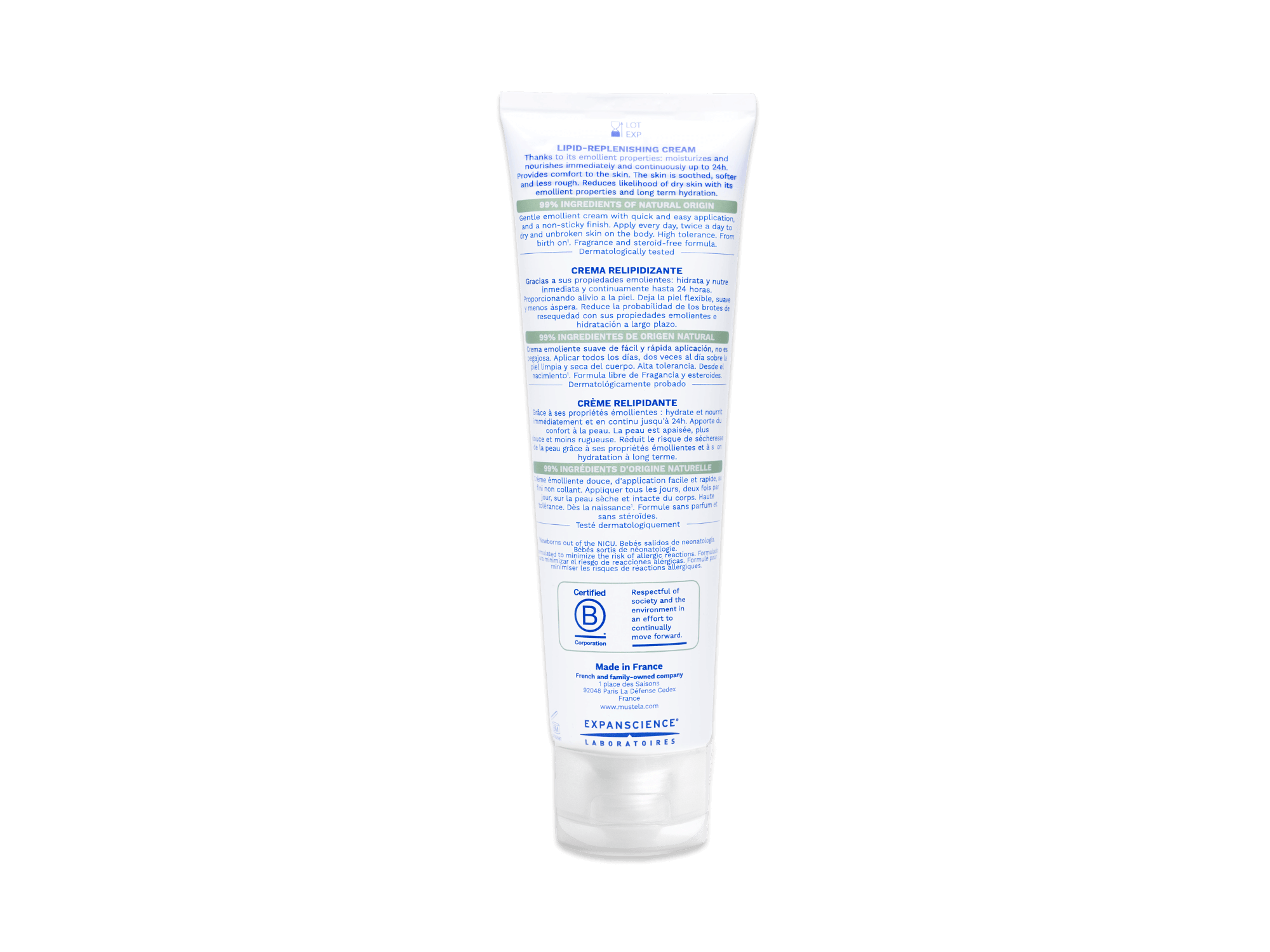 Stelatopia+ lipid-replenishing cream 150ml tube