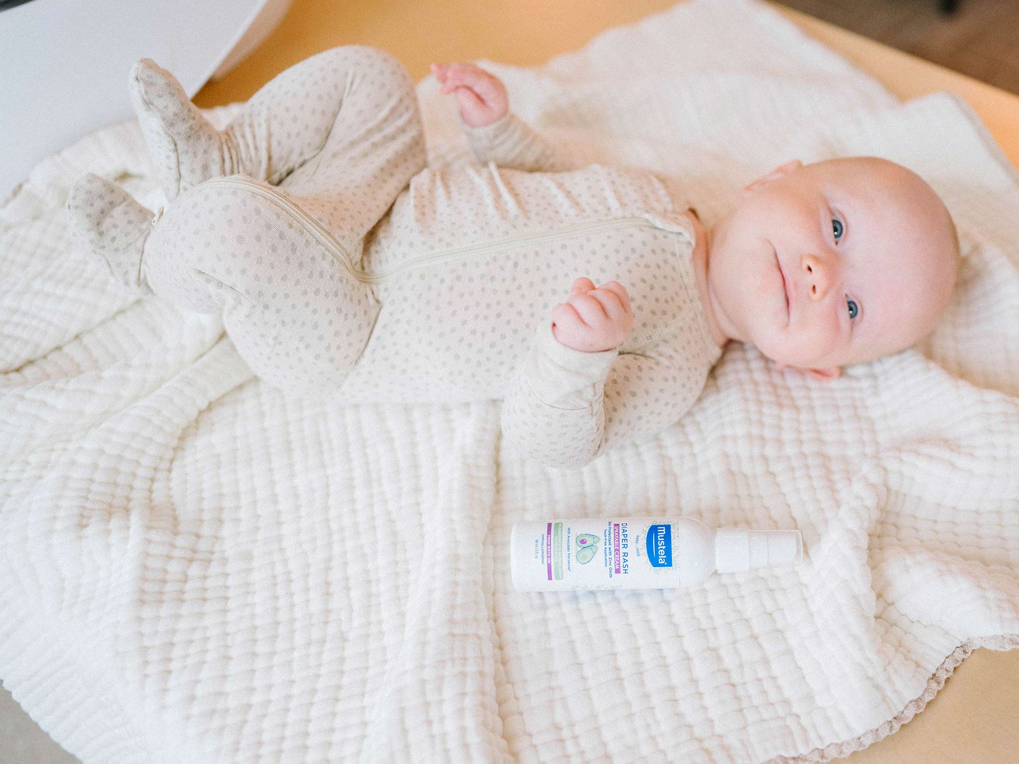 Diaper rash sprayable cream