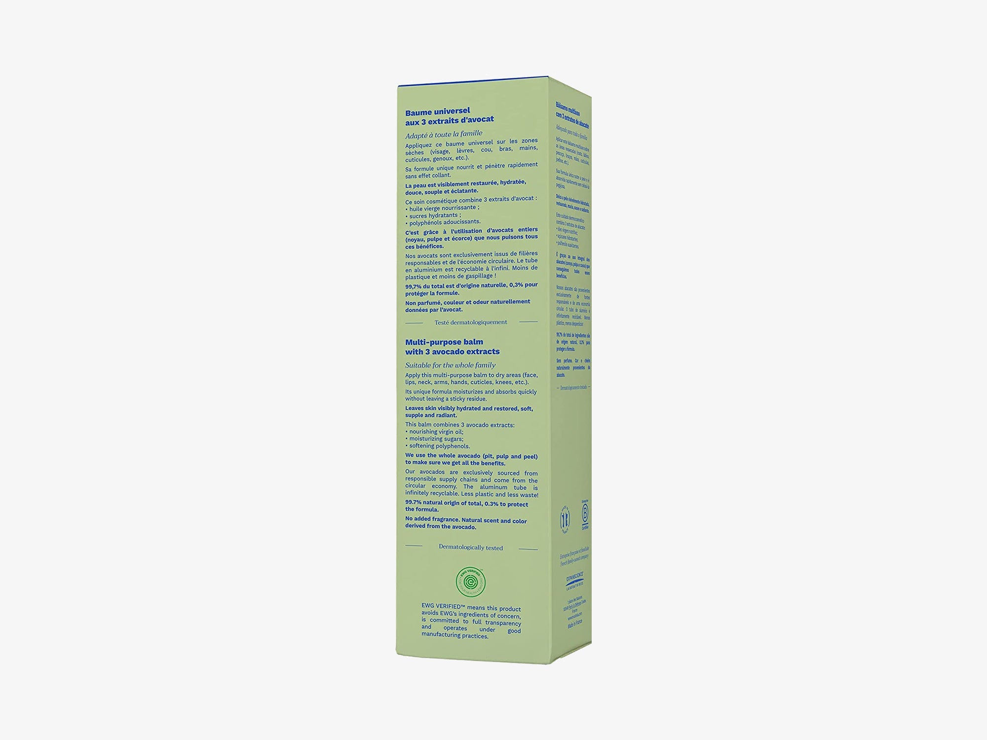 Multi-purpose balm with 3 avocado extracts