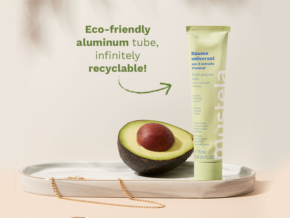 Multi-purpose balm with 3 avocado extracts with pouch
