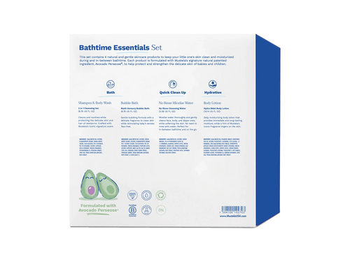 Baby bathtime essentials set