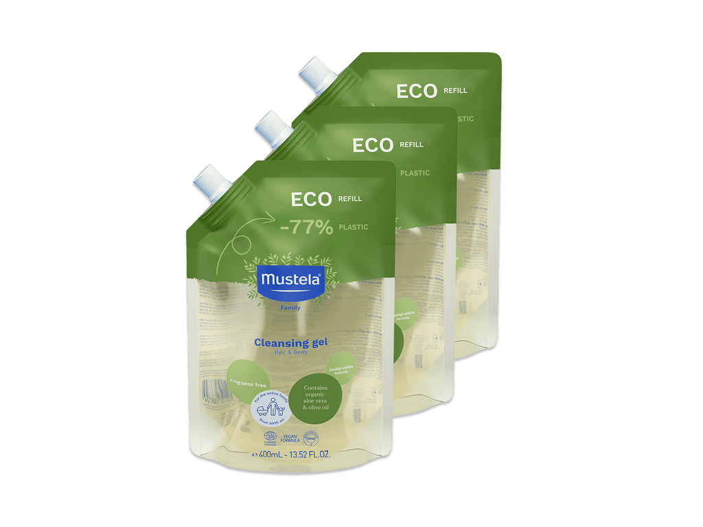 Eco-refill for organic cleansing gel