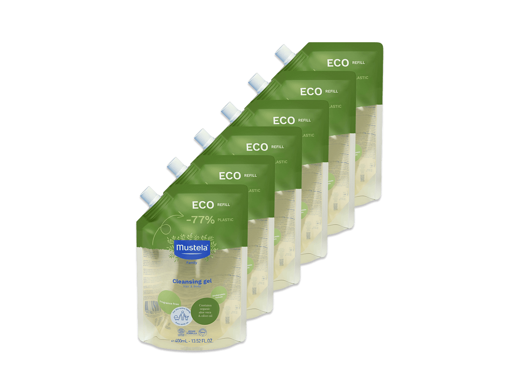 Eco-refill for organic cleansing gel