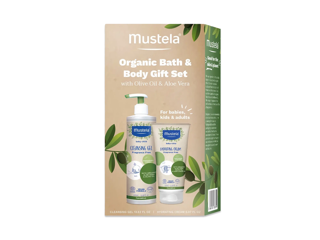 Organic bath and body gift set