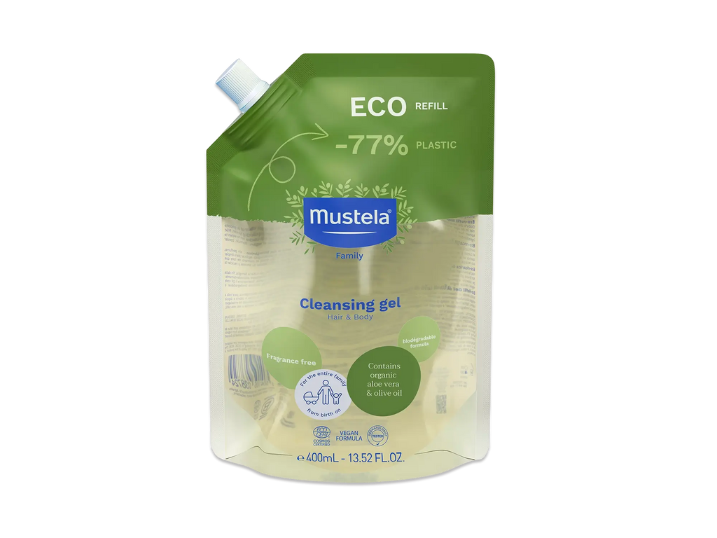 Eco-refill for organic cleansing gel