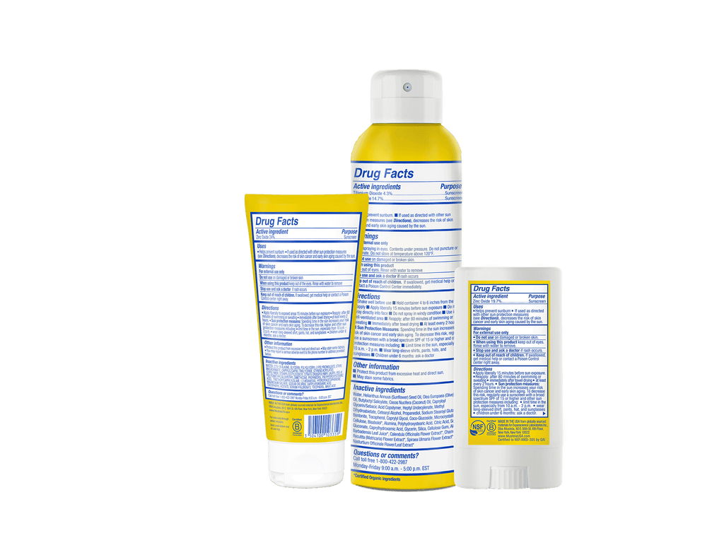 SPF 50 mineral sunscreen set