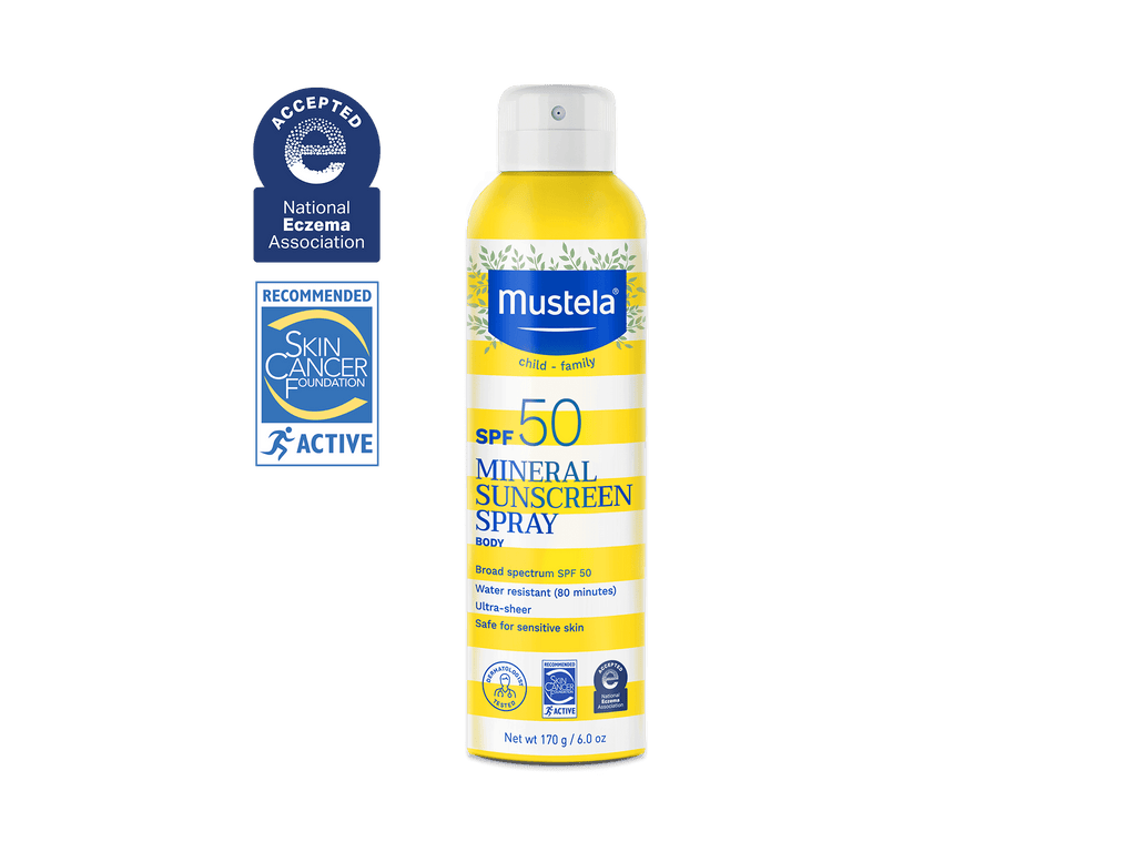 SPF 50 mineral sunscreen spray