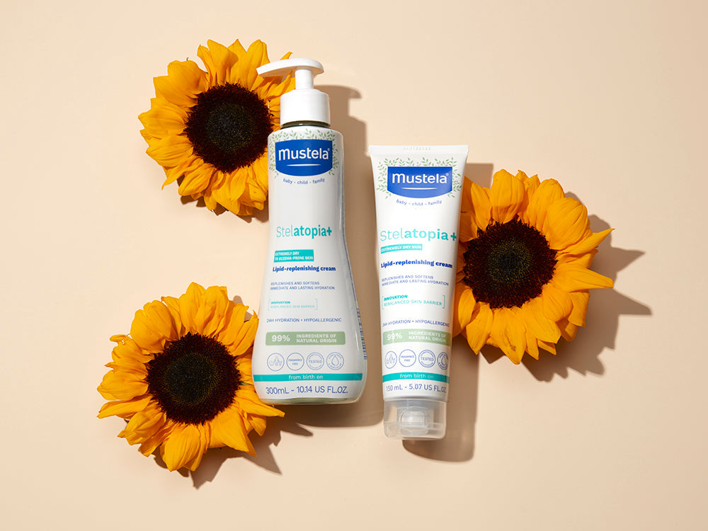 Stelatopia+ lipid-replenishing cream pump